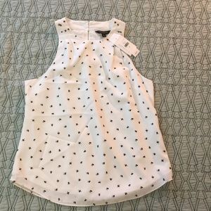 Banana Republic Bumble bee sleeveless blouse.